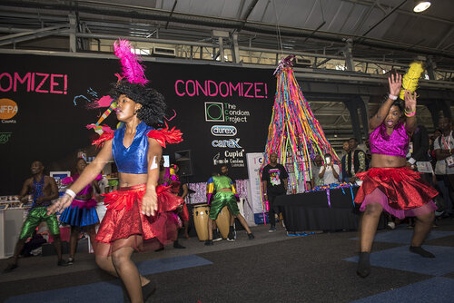 21st International AIDS Conference (AIDS 2016), Durban, South Africa.
Photo shows the Global Village.
Photo©International AIDS Society/Steve Forrest/Workers' Photos