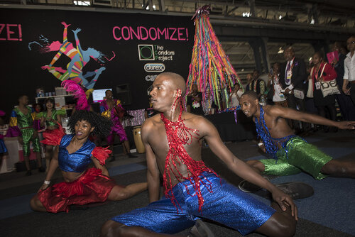 21st International AIDS Conference (AIDS 2016), Durban, South Africa.
Photo shows the Global Village.
Photo©International AIDS Society/Steve Forrest/Workers' Photos