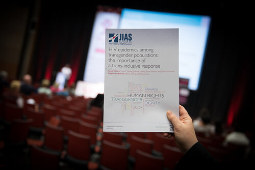 21st International AIDS Conference (AIDS 2016), Durban, South Africa. Photo shows: Launch of JIAS: HIV epidemics among transgender populations at plenary: No More Lip Service, Trans Access, Equity and Rights, Now! Photo©International AIDS Society/Marcus Rose