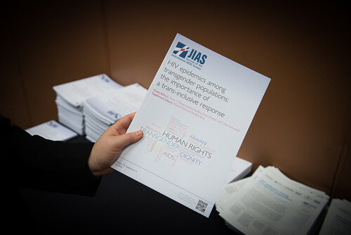 21st International AIDS Conference (AIDS 2016), Durban, South Africa. Photo shows: Launch of JIAS: HIV epidemics among transgender populations at plenary: No More Lip Service, Trans Access, Equity and Rights, Now! Photo©International AIDS Society/Marcus Rose