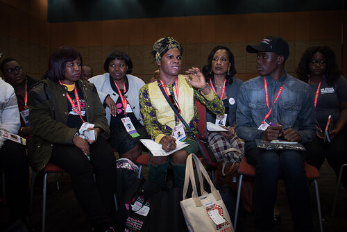21st International AIDS Conference (AIDS 2016), Durban, South Africa. Photo shows: No More Lip Service, Trans Access, Equity and Rights, Now! Photo©International AIDS Society/Marcus Rose