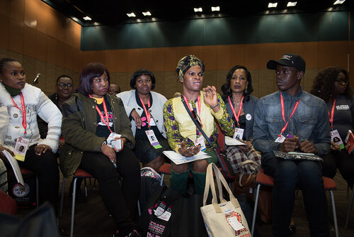 21st International AIDS Conference (AIDS 2016), Durban, South Africa. Photo shows: No More Lip Service, Trans Access, Equity and Rights, Now! Photo©International AIDS Society/Marcus Rose
