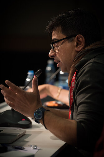 21st International AIDS Conference (AIDS 2016), Durban, South Africa. Photo shows: No More Lip Service, Trans Access, Equity and Rights, Now! Speaker: Vivek Divan. Photo©International AIDS Society/Marcus Rose