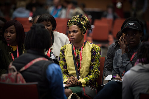 21st International AIDS Conference (AIDS 2016), Durban, South Africa. Photo shows: No More Lip Service, Trans Access, Equity and Rights, Now! Photo©International AIDS Society/Marcus Rose