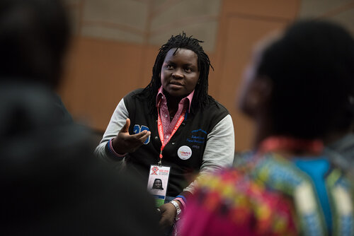 21st International AIDS Conference (AIDS 2016), Durban, South Africa. Photo shows: No More Lip Service, Trans Access, Equity and Rights, Now! Photo©International AIDS Society/Marcus Rose