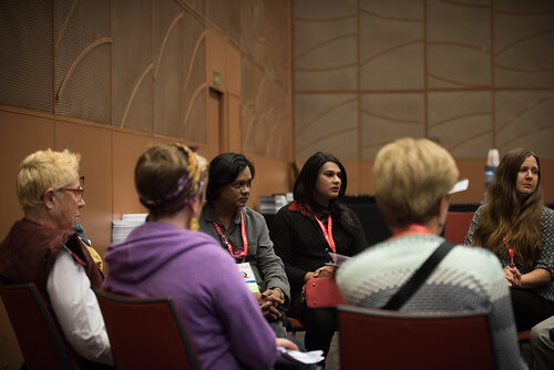 21st International AIDS Conference (AIDS 2016), Durban, South Africa. Photo shows: No More Lip Service, Trans Access, Equity and Rights, Now! Photo©International AIDS Society/Marcus Rose