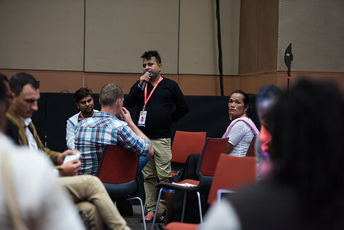 21st International AIDS Conference (AIDS 2016), Durban, South Africa. Photo shows: No More Lip Service, Trans Access, Equity and Rights, Now! Photo©International AIDS Society/Marcus Rose