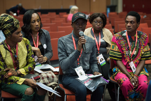 21st International AIDS Conference (AIDS 2016), Durban, South Africa. Photo shows: No More Lip Service, Trans Access, Equity and Rights, Now! Photo©International AIDS Society/Marcus Rose