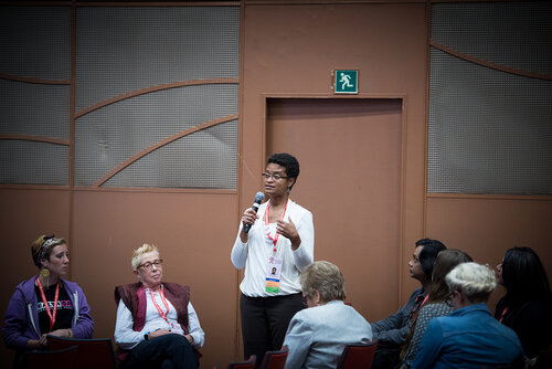 21st International AIDS Conference (AIDS 2016), Durban, South Africa. Photo shows: No More Lip Service, Trans Access, Equity and Rights, Now! Photo©International AIDS Society/Marcus Rose