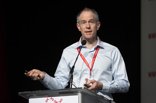 21st International AIDS Conference (AIDS 2016), Durban, South Africa.
Photo shows Towards an HIV Cure Symposium (OA2-1), Professor Miles Davenport Frequent and ‘burst-like’ reactivation from latency in SIVmac239M infected Macaques,17 July, 2016.
Photo©International AIDS Society/Rogan Ward