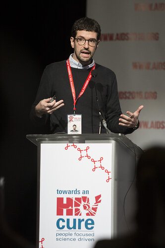 21st International AIDS Conference (AIDS 2016), Durban, South Africa.
Photo shows Towards an HIV Cure Symposium (OA2-5), Giorgio Bozzo, MD, HIV Dynamics and Replication Program, NCI, NIH, Frederick, MD,17 July, 2016.
Photo©International AIDS Society/Rogan Ward), Eric A. Cohen Clinical Research Institute of Montreal and Universite de Montreal, Canda,17 July, 2016.
Photo©International AIDS Society/Rogan Ward