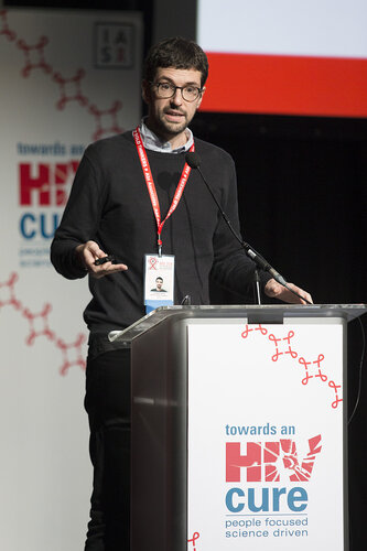 21st International AIDS Conference (AIDS 2016), Durban, South Africa.
Photo shows Towards an HIV Cure Symposium (OA2-5), Giorgio Bozzo, MD, HIV Dynamics and Replication Program, NCI, NIH, Frederick, MD,17 July, 2016.
Photo©International AIDS Society/Rogan Ward), Eric A. Cohen Clinical Research Institute of Montreal and Universite de Montreal, Canda,17 July, 2016.
Photo©International AIDS Society/Rogan Ward