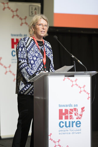 21st International AIDS Conference (AIDS 2016), Durban, South Africa.
Photo shows Towards an HIV Cure Symposium, Silvia Staprans,17 July, 2016.
Photo©International AIDS Society/Rogan Ward