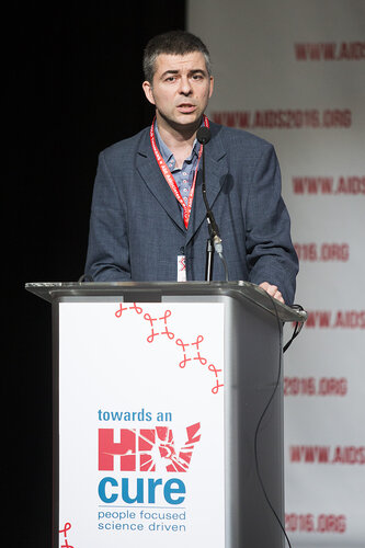 21st International AIDS Conference (AIDS 2016), Durban, South Africa.
Photo shows Towards an HIV Cure Symposium, Professor Olivier Lambotte, APHP, - Hospital Bicetre, France,17 July, 2016.
Photo©International AIDS Society/Rogan Ward)