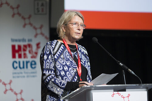 21st International AIDS Conference (AIDS 2016), Durban, South Africa.
Photo shows Towards an HIV Cure Symposium, Silvia Staprans,17 July, 2016.
Photo©International AIDS Society/Rogan Ward