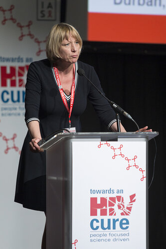 21st International AIDS Conference (AIDS 2016), Durban, South Africa.
Photo shows Towards an HIV Cure Symposium (OA3-1), A.M. Wensing,17 July, 2016.
Photo©International AIDS Society/Rogan Ward)