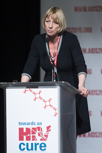 21st International AIDS Conference (AIDS 2016), Durban, South Africa.
Photo shows Towards an HIV Cure Symposium (OA3-1), A.M. Wensing,17 July, 2016.
Photo©International AIDS Society/Rogan Ward)