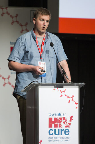 21st International AIDS Conference (AIDS 2016), Durban, South Africa.
Photo shows Towards an HIV Cure Symposium (OA3-2), Chris Peterson,17 July, 2016.
Photo©International AIDS Society/Rogan Ward)
