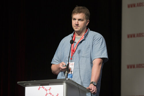 21st International AIDS Conference (AIDS 2016), Durban, South Africa.
Photo shows Towards an HIV Cure Symposium (OA3-2), Chris Peterson,17 July, 2016.
Photo©International AIDS Society/Rogan Ward)