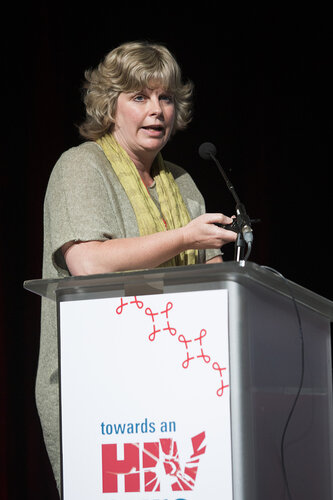 21st International AIDS Conference (AIDS 2016), Durban, South Africa.
Photo shows Towards an HIV Cure Symposium (OA3-3), Monique Nijhuis,17 July, 2016.
Photo©International AIDS Society/Rogan Ward)
