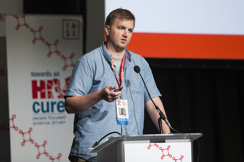 21st International AIDS Conference (AIDS 2016), Durban, South Africa.
Photo shows Towards an HIV Cure Symposium (OA3-2), Chris Peterson,17 July, 2016.
Photo©International AIDS Society/Rogan Ward)