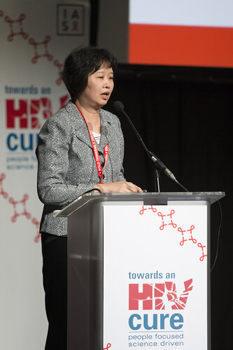 21st International AIDS Conference (AIDS 2016), Durban, South Africa.
Photo shows Towards an HIV Cure Symposium (OA3-4), Li Huang, Duke University, North Carolina, USA,17 July, 2016.
Photo©International AIDS Society/Rogan Ward)