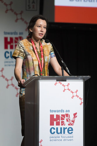 21st International AIDS Conference (AIDS 2016), Durban, South Africa.
Photo shows Towards an HIV Cure Symposium (OA3-5), Jintanat Ananworanich, USA,17 July, 2016.
Photo©International AIDS Society/Rogan Ward)