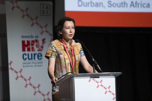 21st International AIDS Conference (AIDS 2016), Durban, South Africa.
Photo shows Towards an HIV Cure Symposium (OA3-5), Jintanat Ananworanich, USA,17 July, 2016.
Photo©International AIDS Society/Rogan Ward)
