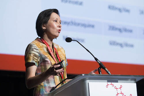 21st International AIDS Conference (AIDS 2016), Durban, South Africa.
Photo shows Towards an HIV Cure Symposium (OA3-5), Jintanat Ananworanich, USA,17 July, 2016.
Photo©International AIDS Society/Rogan Ward)