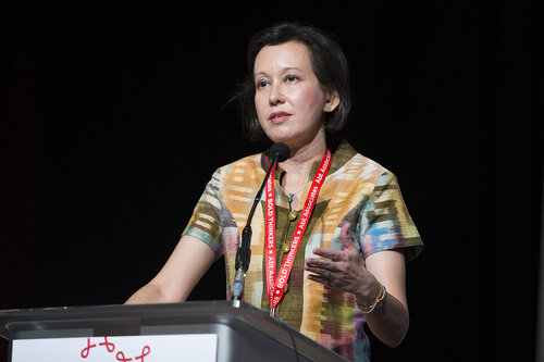 21st International AIDS Conference (AIDS 2016), Durban, South Africa.
Photo shows Towards an HIV Cure Symposium (OA3-5), Jintanat Ananworanich, USA,17 July, 2016.
Photo©International AIDS Society/Rogan Ward)