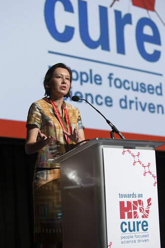 21st International AIDS Conference (AIDS 2016), Durban, South Africa.
Photo shows Towards an HIV Cure Symposium (OA3-5), Jintanat Ananworanich, USA,17 July, 2016.
Photo©International AIDS Society/Rogan Ward)
