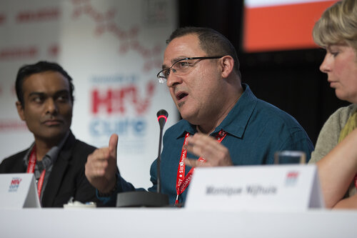21st International AIDS Conference (AIDS 2016), Durban, South Africa.
Photo shows Towards an HIV Cure Symposium, Roundtable: Bridging Biomedical Research and Social Sciences Towards an HIV Cure, Peter Newman speaks at the roundtable discussion ,17 July, 2016.
Photo©International AIDS Society/Rogan Ward)