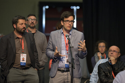 21st International AIDS Conference (AIDS 2016), Durban, South Africa.
Photo shows Towards an HIV Cure Symposium, Roundtable: Bridging Biomedical Research and Social Sciences Towards an HIV Cure, questions during the roundtable discussion ,17 July, 2016.
Photo©International AIDS Society/Rogan Ward)