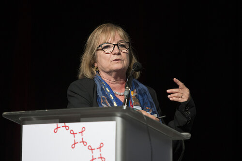 21st International AIDS Conference (AIDS 2016), Durban, South Africa.
Photo shows Towards an HIV Cure Symposium (OA4-1), Barbara K. Felber,17 July, 2016.
Photo©International AIDS Society/Rogan Ward)