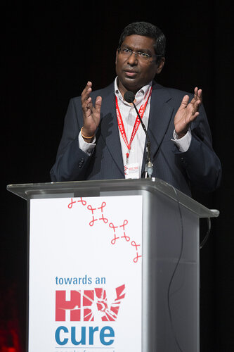 21st International AIDS Conference (AIDS 2016), Durban, South Africa.
Photo shows Towards an HIV Cure Symposium (OA4-3), R.R. Amara,17 July, 2016.
Photo©International AIDS Society/Rogan Ward)