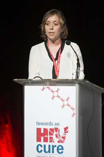 21st International AIDS Conference (AIDS 2016), Durban, South Africa.
Photo shows Towards an HIV Cure Symposium (OA4-4), Julia G. Prado,17 July, 2016.
Photo©International AIDS Society/Rogan Ward)