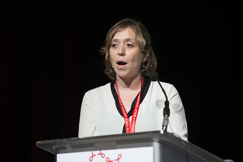21st International AIDS Conference (AIDS 2016), Durban, South Africa.
Photo shows Towards an HIV Cure Symposium (OA4-4), Julia G. Prado,17 July, 2016.
Photo©International AIDS Society/Rogan Ward)