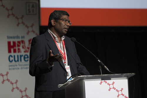 21st International AIDS Conference (AIDS 2016), Durban, South Africa.
Photo shows Towards an HIV Cure Symposium (OA4-3), R.R. Amara,17 July, 2016.
Photo©International AIDS Society/Rogan Ward)