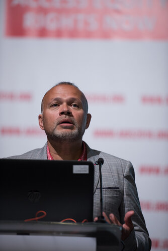 21st International AIDS Conference (AIDS 2016), Durban, South Africa.
Photo shows: Action + Access: Plenary Presentations & Reception. Photo©International AIDS Society/Marcus Rose