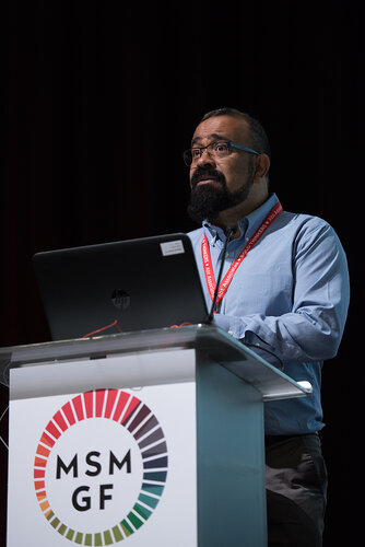 21st International AIDS Conference (AIDS 2016), Durban, South Africa.
Photo shows: Action + Access. The Global Economic Cost of Homophobia,
José Antonio Izazola, UNAIDS, Mexico. Photo©International AIDS Society/Marcus Rose