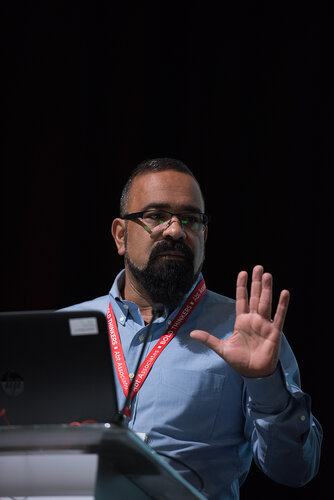 21st International AIDS Conference (AIDS 2016), Durban, South Africa.
Photo shows: Action + Access. The Global Economic Cost of Homophobia,
José Antonio Izazola, UNAIDS, Mexico. Photo©International AIDS Society/Marcus Rose