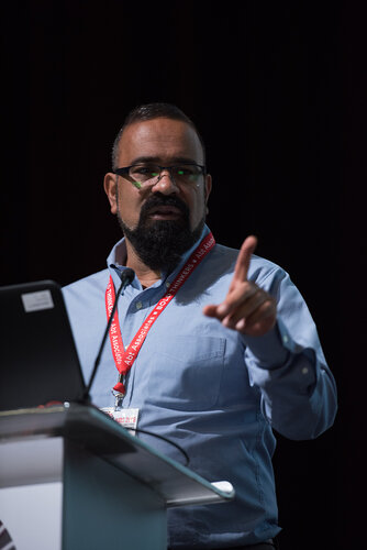 21st International AIDS Conference (AIDS 2016), Durban, South Africa.
Photo shows: Action + Access. The Global Economic Cost of Homophobia,
José Antonio Izazola, UNAIDS, Mexico. Photo©International AIDS Society/Marcus Rose