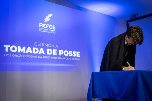 Henrique Calado. Tomada de Posse dos Orgãos Sociais da AEFCT para o mandato de 2026