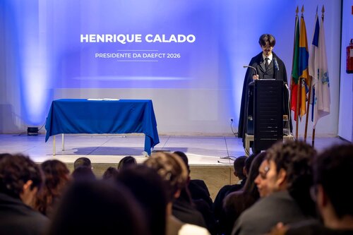 Henrique Calado. Tomada de Posse dos Orgãos Sociais da AEFCT para o mandato de 2026