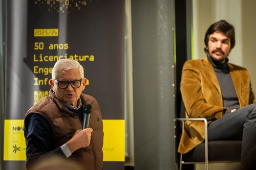 José Alegria. Apresentação do Livro de celebração dos 50 Anos da Licenciatura de Engenharia Informática
