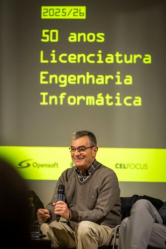 José Legatheaux Martins. Apresentação do Livro de celebração dos 50 Anos da Licenciatura de Engenharia Informática