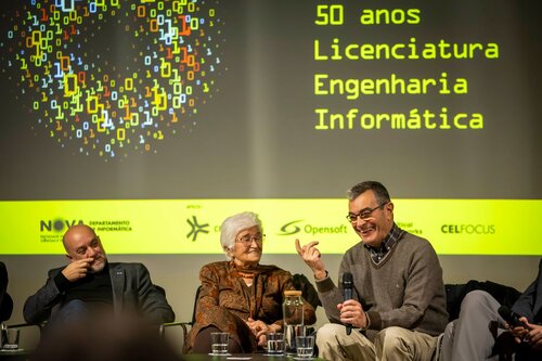 José Júlio Alferes, Madalena Quirino, José Legatheaux Martins. Apresentação do Livro de celebração dos 50 Anos da Licenciatura de Engenharia Informática
