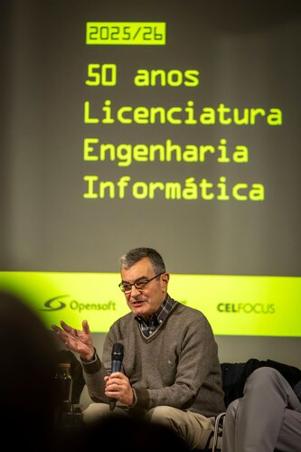 José Legatheaux Martins. Apresentação do Livro de celebração dos 50 Anos da Licenciatura de Engenharia Informática