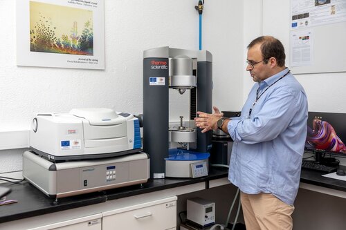 Luís Pinto, Reometro e Ftir