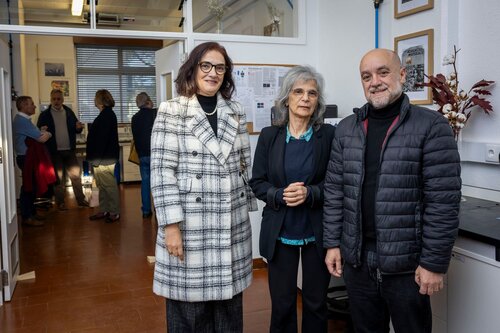 Elvira Fortunato, Maria Helena  Godinho, José Júlio Alferes
